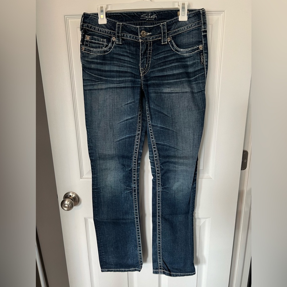Silver Jeans Suki Straight Leg Jeans sz 29/32
